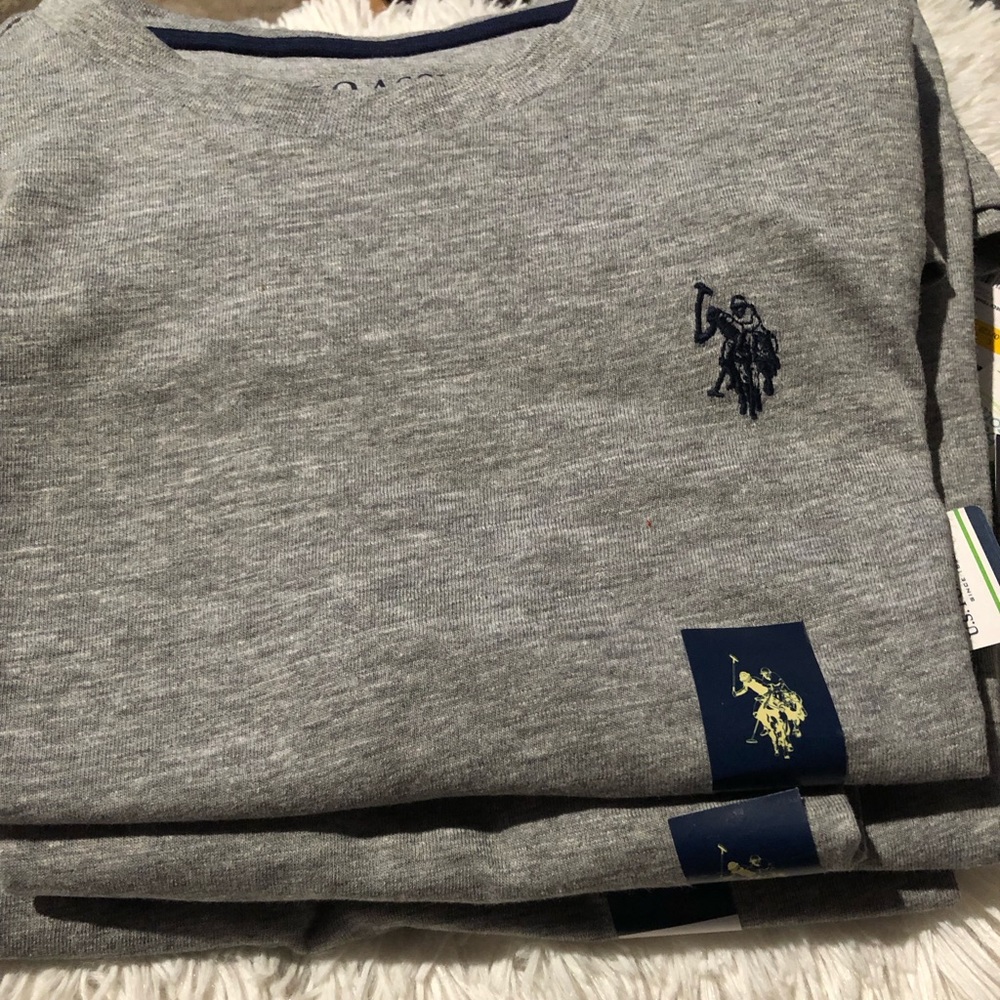 U.S Polo Assn boys slub crew neck shirt